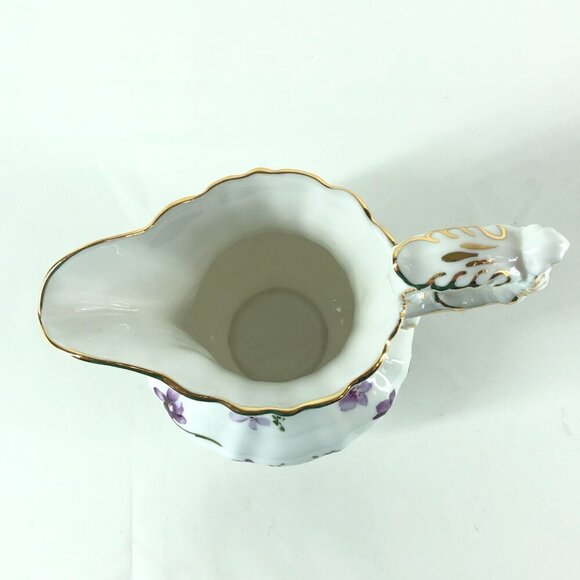 Hammersley Victorian Violets From England's Countryside Bone China Pitcher - Picture 8 of 10